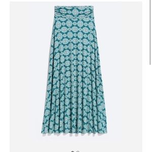 Market & Soruce Char Geo Print Maxi Skirt